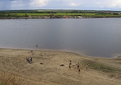 Riverbank scene, Leshukonsky District