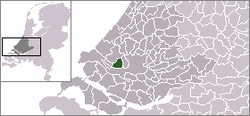 Location of Vlaardingen