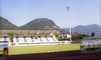Das Stadio di Cornaredo im Jahr 2001
