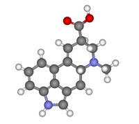 ლიზერგინული მჟავა: მოლეკულის ხედი