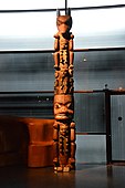來自不列顛哥倫比亞省加拿大 的紋章桅杆或圖騰柱（1890年）