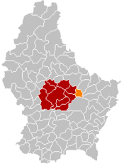 Localização de Heffingen em Luxemburgo