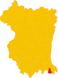 Cordovado – Mappa