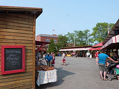 Farmers' market in Rivière-du-Loup, Québec, Canada