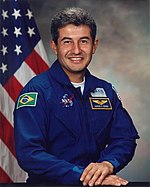 O astronauta brasileiro Marcos pontes
