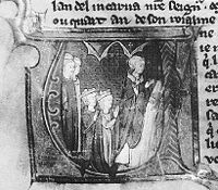 The marriage of Amalric I of Jerusalem and Maria Comnena at Tyre Maria Comnena and Amalric I of Jerusalem.jpg