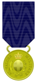 Médaille d'or de la valeur militaire