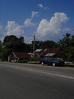A kampung in the Malaysian state of Johor.
