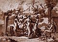 Ніколя Пуссен. «Танок людства під музику безжального бога Хроноса», бл. 1635 р.
