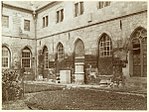 Restoration of the cloisters, 1906