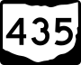 State Route 435 marker