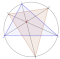 Miniatuur voor Om-ceva-driehoek