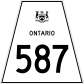 Highway 587 shield