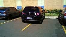 It is considered rude to take up more than one parking space in a parking lot, which inconveniences other motorists. Otario (4579726197).jpg