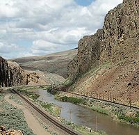 The same site, located just northeast of Palisade, 140 years later