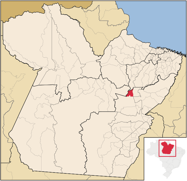Localização de Tucuruí no Pará