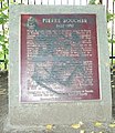 Plaque de Pierre Boucher