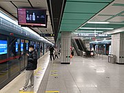 往北客站站台 (2022年2月)