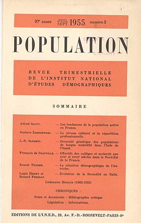 Image illustrative de l’article Population (revue)