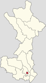 Location within Huairou District