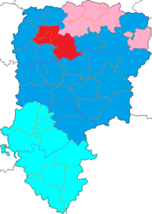 Nuance politique des candidats arrivés en tête dans chaque canton au 1er tour dans le département de l'Aisne.