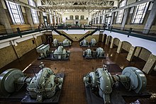 Water pumps at the treatment plant R.C. Harris Water Treatment Plant (12 of 14).jpg