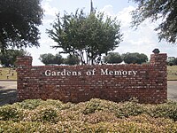 Revised Gardens of Memory sign, Minden, LA IMG 4972.JPG