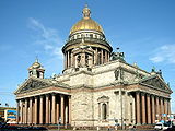 Saint Isaac's Cathedral in Saint Petersburg, the most famous example of an Orthodox church built in the style of classicism.