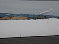 Usine Panval à Sayabec en hiver