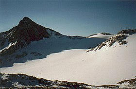 La Schesaplana vu du nord-ouest.