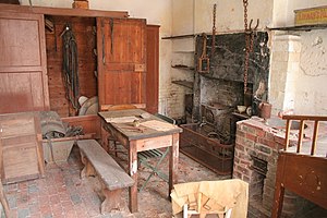 English: Scullery, Calke Abbey Stables This lo...