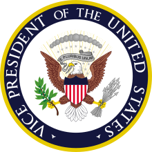 Seal of the vice president of the United States Seal of the Vice President of the United States.svg