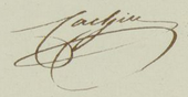 signature de Joseph Cachin