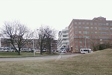 Sinai Hospital, founded in 1866 as the Hebrew Hospital and Asylum Sinai Hospital of Baltimore (2009).jpg