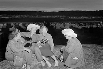 Ungdomslägret juli 1950.