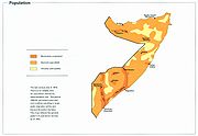 This 2002 CIA map shows population density throughout Somalia.