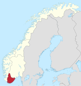 Sørlandet – Localizzazione