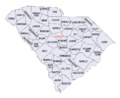 Pienoiskuva sivulle Luettelo Etelä-Carolinan piirikunnista