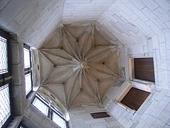 Bóveda de gótica de le escalera
