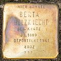 Stolperstein für Berta Holzknecht (Ehrenstr. 33/35)