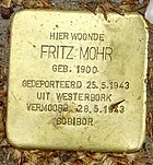 Stolperstein für Fritz Mohr