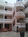 Inside staircase and balconies of Tayyare Apartments