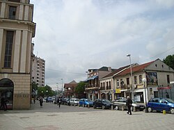 Frå sentrum av Kumanovo