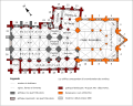 Plan de l'église de Triel.