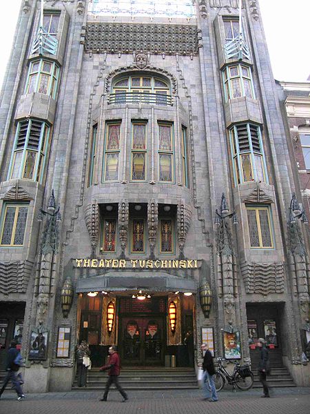 The Tuschinski Theater, founded by Polish-Jewish-Dutch businessman Abraham Icek Tuschinski
