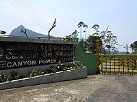 Water pressure is converted to power at the Canyon Power Station.