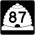 State Route 87 marker