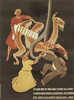 Filmový plakát k filmu Velbloud uchem jehly (1936)