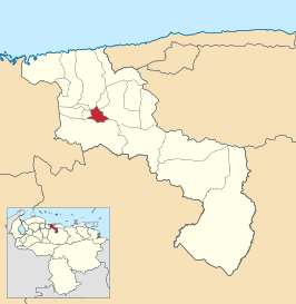 Locatie van de gemeente in Aragua