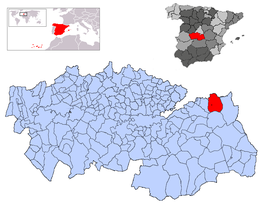 Villarrubia de Santiago – Mappa